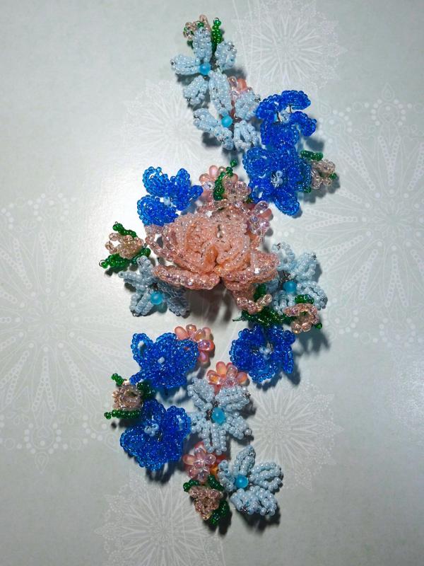 ビーズフラワー・インテリアキット<ガーランド>へのレビューです