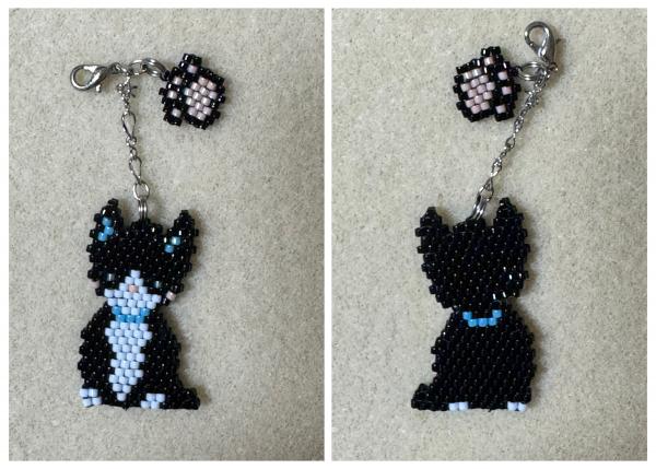 リバーシブルシェイプドステッチキット(ねこ)へのレビューです